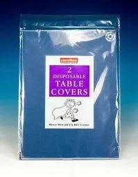 Caroline 2 Pack Tablecover Dark Blue Square 90cm