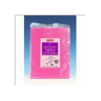Caroline 2 Pack Tablecover Hot Pink Square 90cm