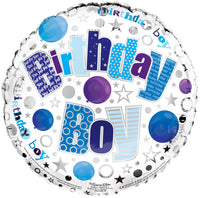 Birthday Boy 18" Foil Balloon