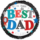 Best Dad Ever Round 18" Foil Balloon