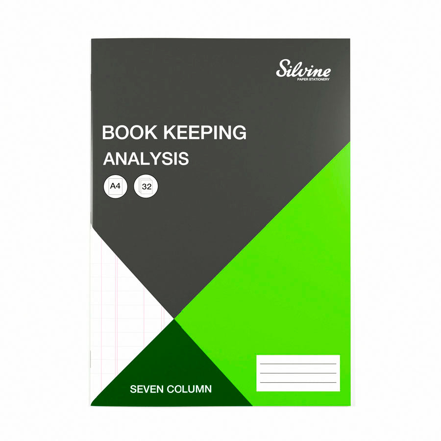 Book Keeping Analysis A4 32 Pages 6pk
