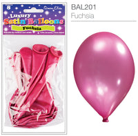 Satin Fuchsia 11" Latex Balloons 8pk