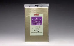 Caroline 2 Pack Tablecover Gold Square 90cm