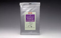 Caroline 2 Pack Tablecover Silver Square 90cm