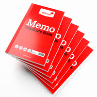 Memo Duplicate Book 211x125mm 6pk