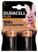 Duracell 2 Pack Batteries C