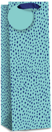 Simon Elvin Gift Bag Blue Spots Bottle 6pk