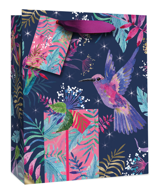 Simon Elvin Gift Bag Humming Bird Medium 6pk