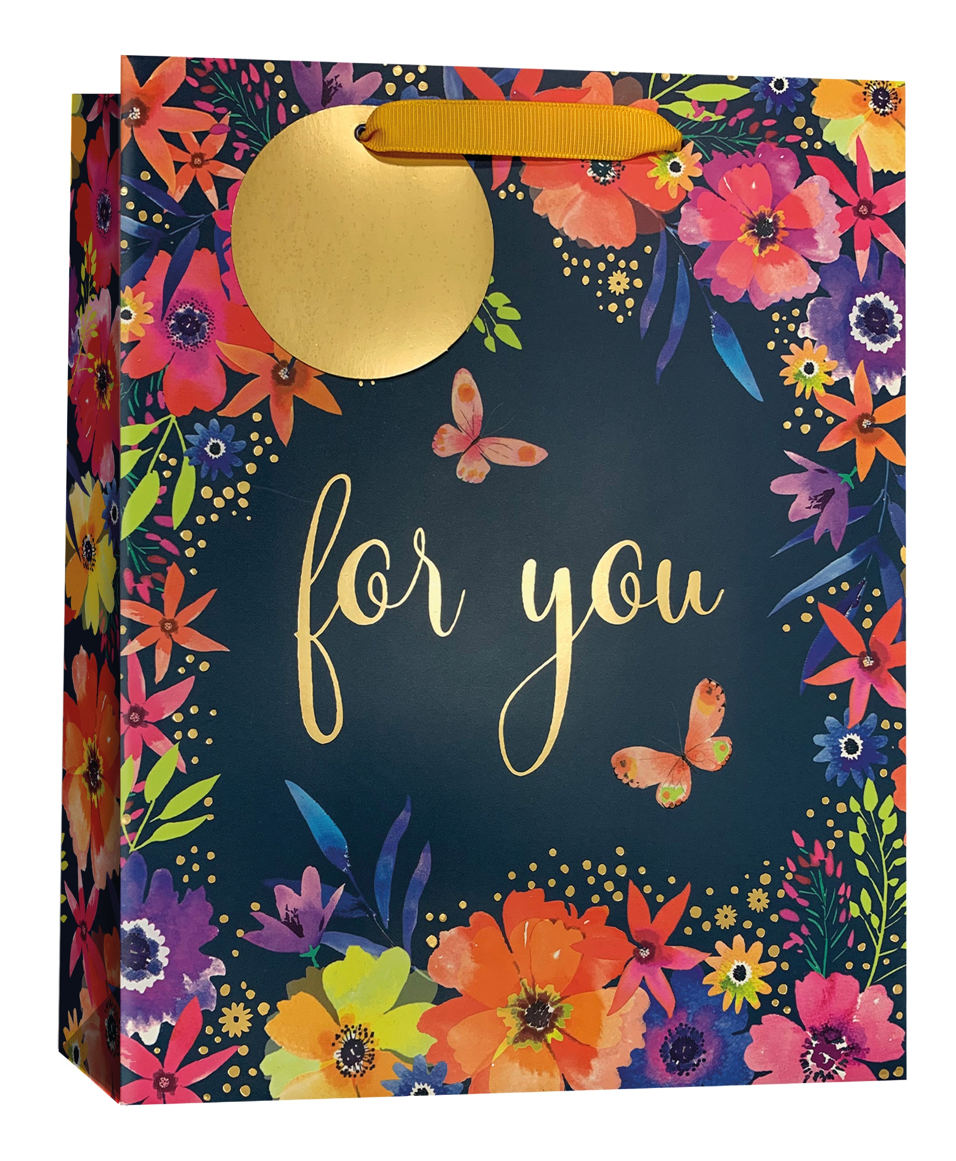 Simon Elvin Gift Bag Bright Floral Medium 6pk