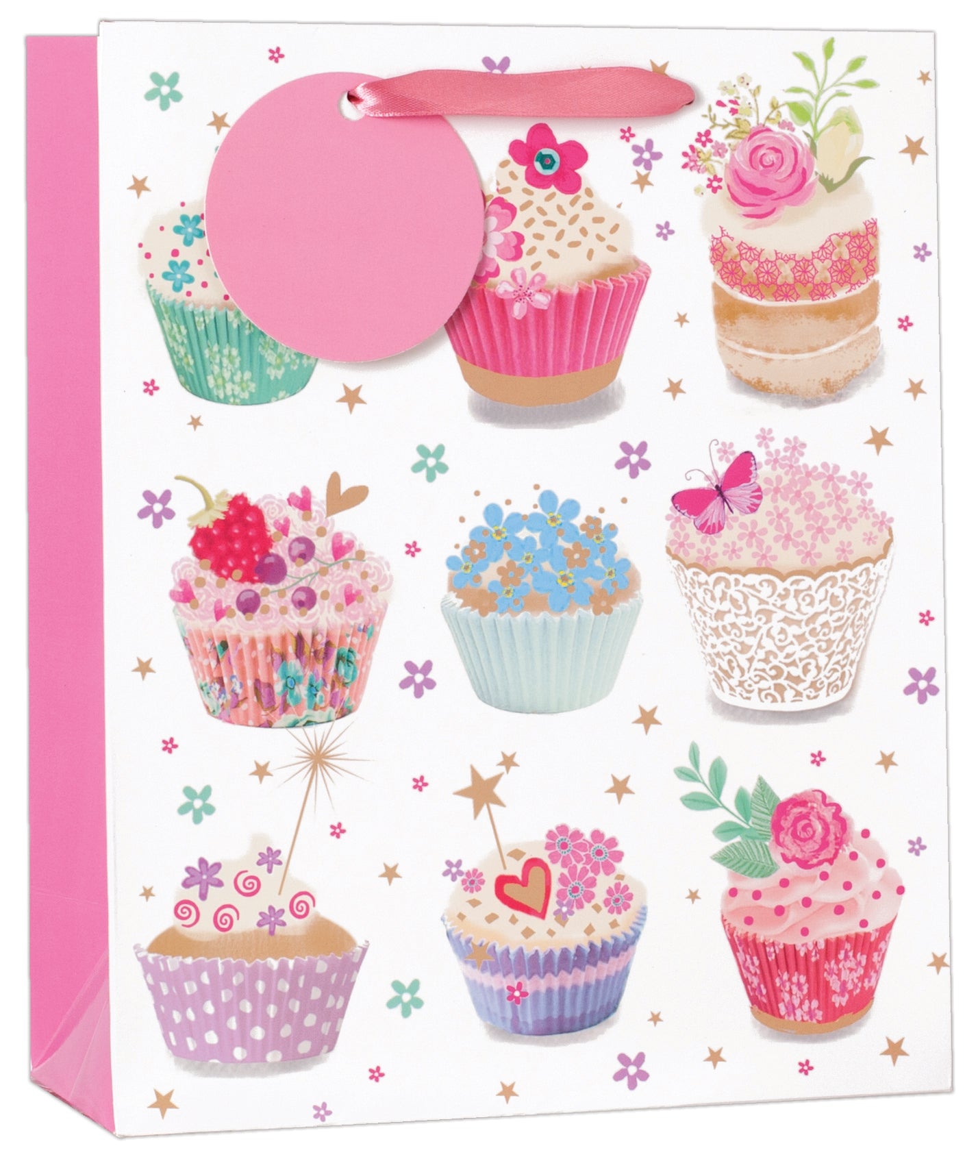 Simon Elvin Gift Bag Cupcake Large 6pk