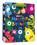 Simon Elvin Gift Bag Monster Large 6pk