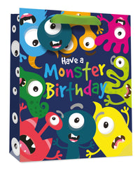 Simon Elvin Gift Bag Monster Large 6pk