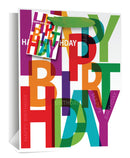 Happy Birthday Large Gift Bags 6pk
