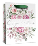Simon Elvin Gift Bag Congrats Floral Large 6pk