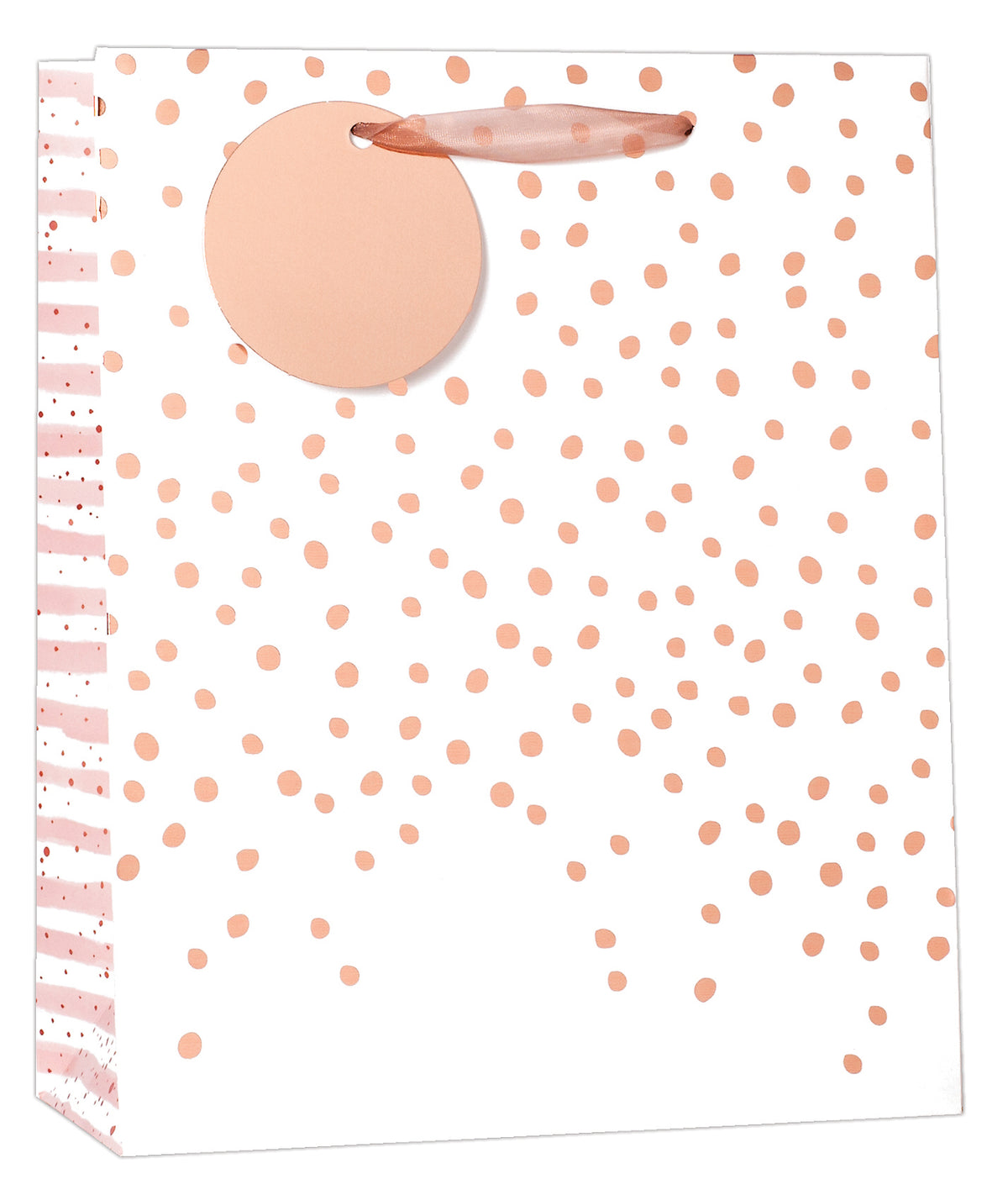 Simon Elvin Gift Bag Rose Gold Spots Large 6pk