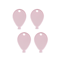 Balloon Shaped Weight Pastel Pink 8g 100pk