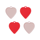 Balloon Weight Heart Red & Pink 8g 100pk