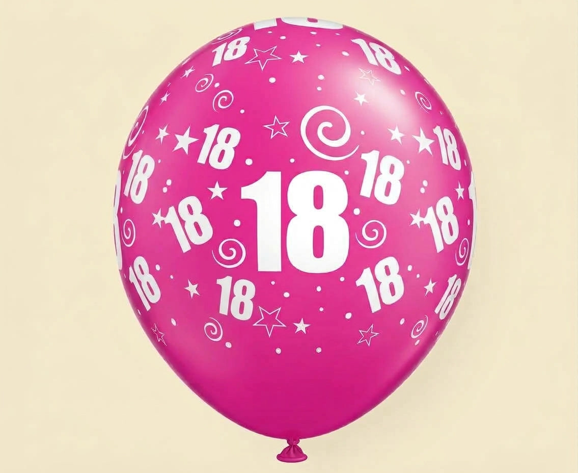 Qualatex Age 18 Pearl Magenta 11" Latex 25pk
