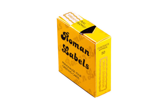 Roman Labels Gold Great-Grandson 50pk