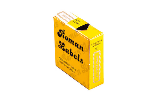 Roman Labels Gold Great-Grandad 50pk