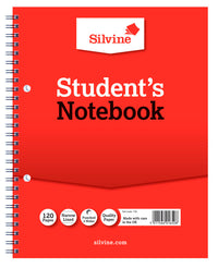 Twin Wire Student's Notebook 229x178mm 12pk