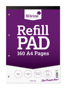 Refill Pad A4 Purple Graph 160 Pages 6pk