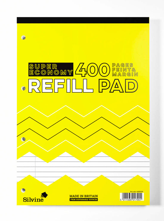 Super Economy Refill Pad A4 80 Sheet 3pk
