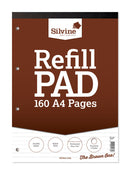 Refill Pad A4 Brown Ruled 160 Pages 6pk