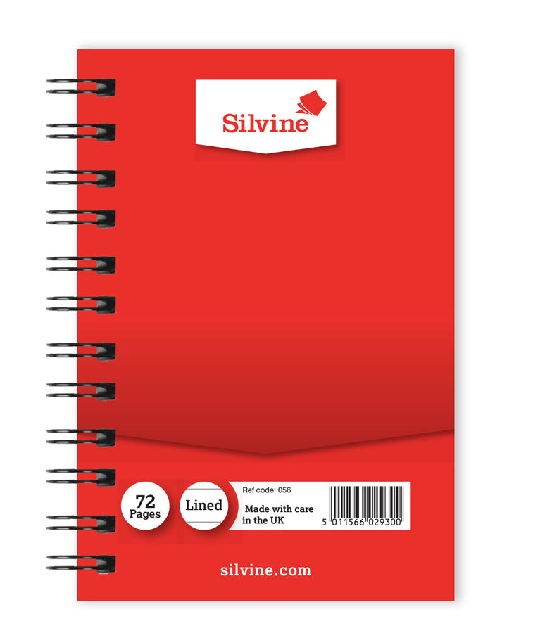 Twin Wire Notebook 72 Pages 126x88mm 36pk