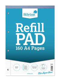 Refill Pad A4 Blue Ruled 80 Sheet 6pk