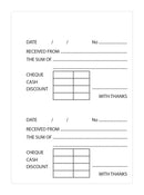 Receipt Duplicate Book 150x105mm 12pk