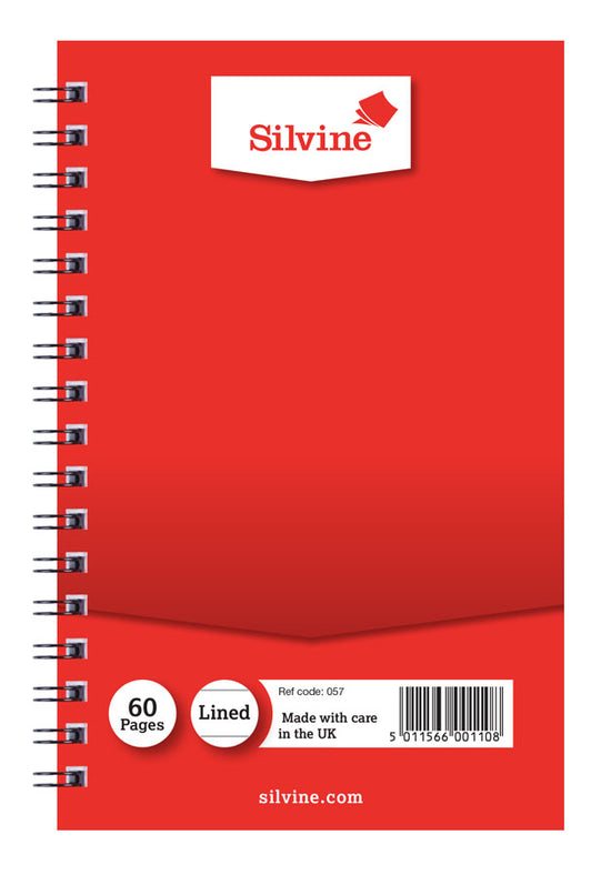 Twin Wire Notebook 60 Pages 158x101mm 24pk