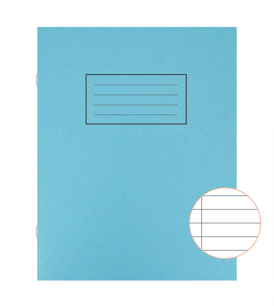 Exercise Book Blue Cover 229x178mm 10pk
