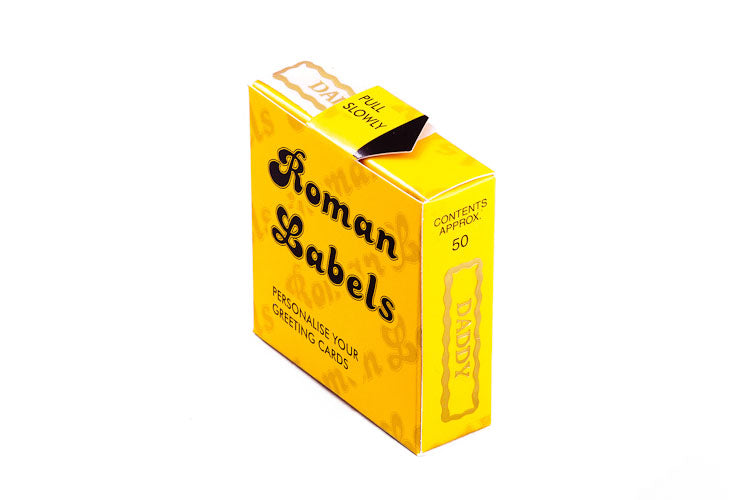 Roman Labels Gold Daddy 50pk