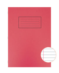 Exercise Book A4 Red Cover 10pk