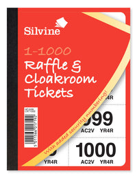 Cloakroom Tickets 1-1000 6pk