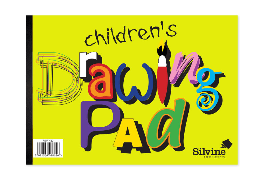 Children's Drawing Pad A4 20 Pages 12pk