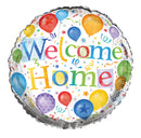 18" Welcome Home Round Foil Balloon