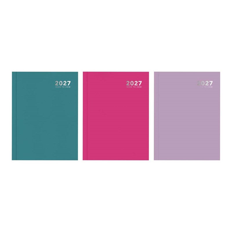 Diary A5 WTV Bright Casebound 2027 10pk