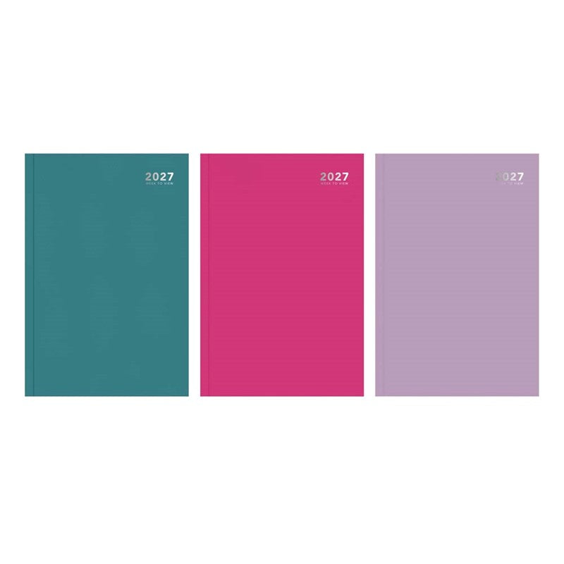 Diary A4 WTV Bright Casebound 2027 10pk