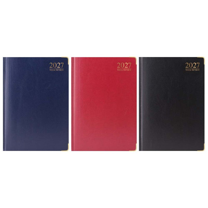 Diary A4 WTV Padded Casebound 2027 5pk