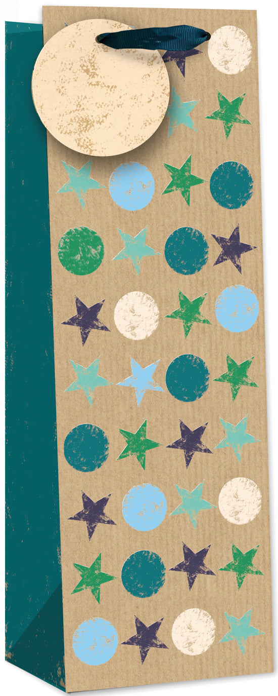 Simon Elvin Gift Bag Spots & Stars Bottle 6pk