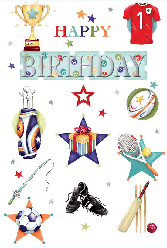 Simon Elvin 6 Pack Cards C50 Everyday Birthday