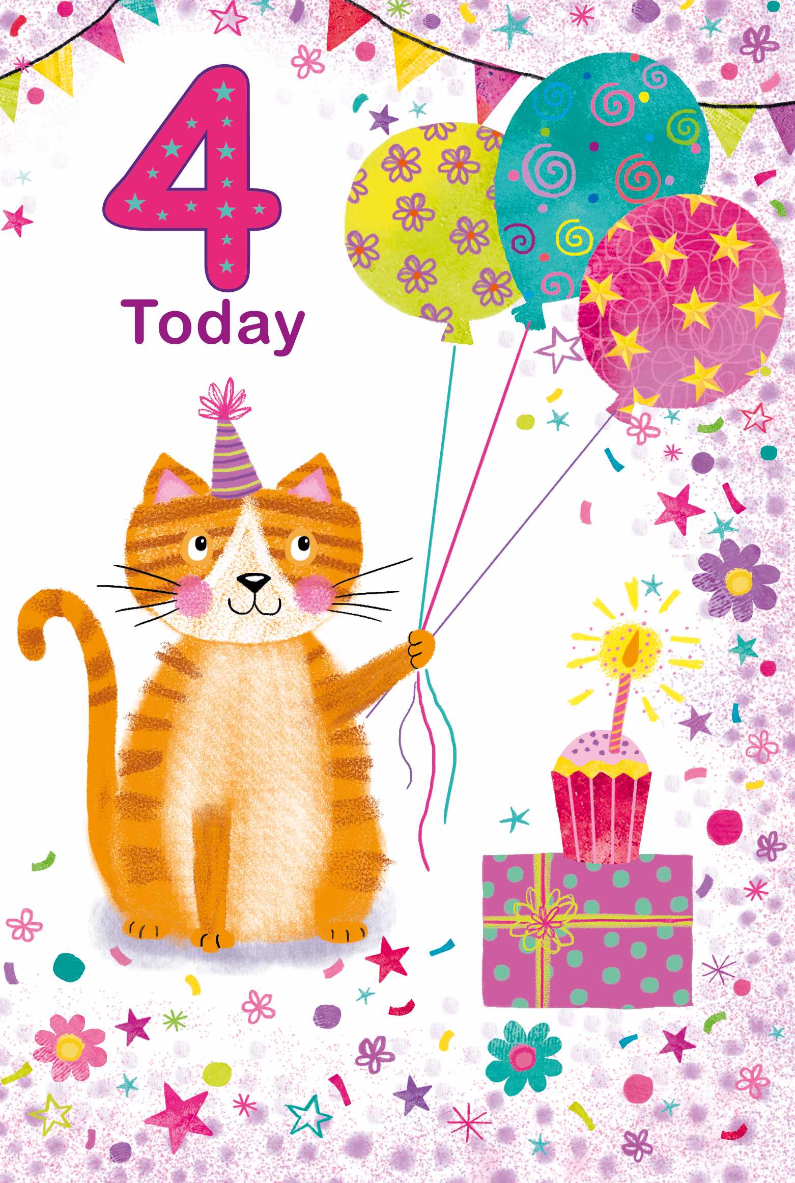 Simon Elvin C50 Birthday Age 4 6pk