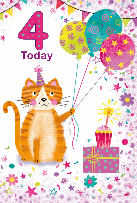 Simon Elvin C50 Birthday Age 4 6pk