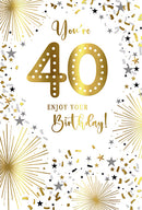 Simon Elvin C50 Birthday Age 40 6pk