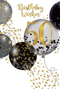 Simon Elvin C50 Birthday Age 50 6pk