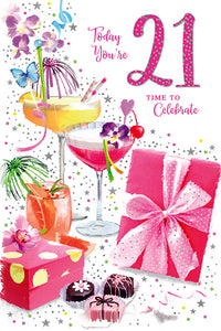 Simon Elvin C75 Birthday Age 21 6pk