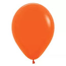 100 Latex Balloons 5" Fashion Orange