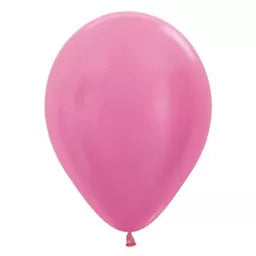 Sempertex Satin Fuchsia 5" Latex Balloons 100pk